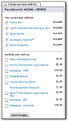 Part of updating your Sprint plan