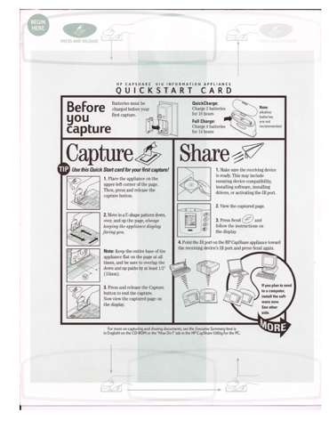 HP CapShare Quick Start Guide